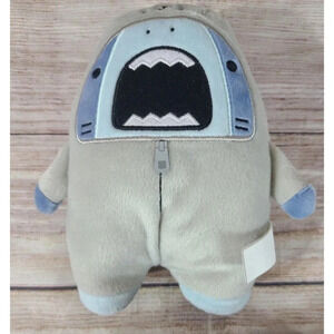 Samezu Plush Jaggy Stuffed Animal Toy Shark Gray Blue Clever Idiots 7.5" New